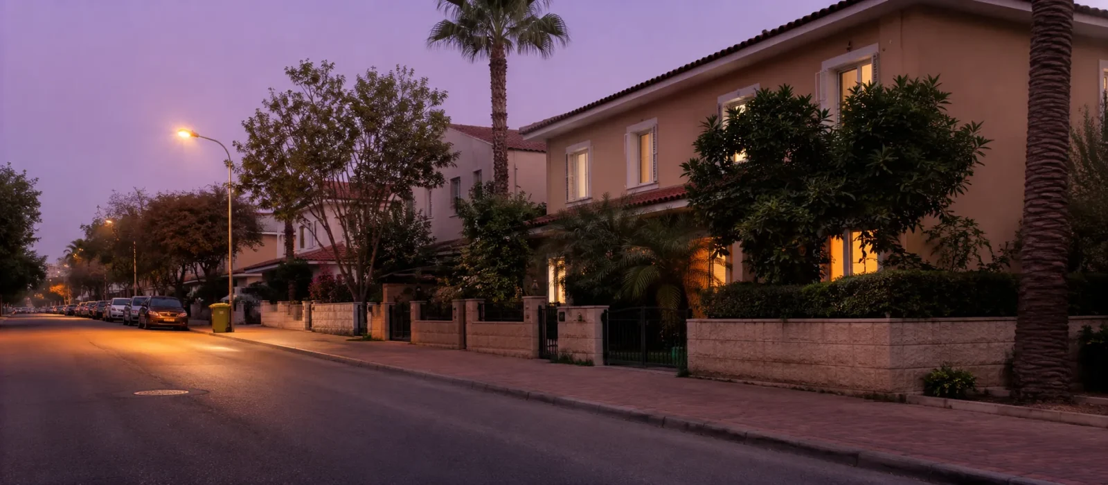רחוב של בתים פרטיים בראשון לציון